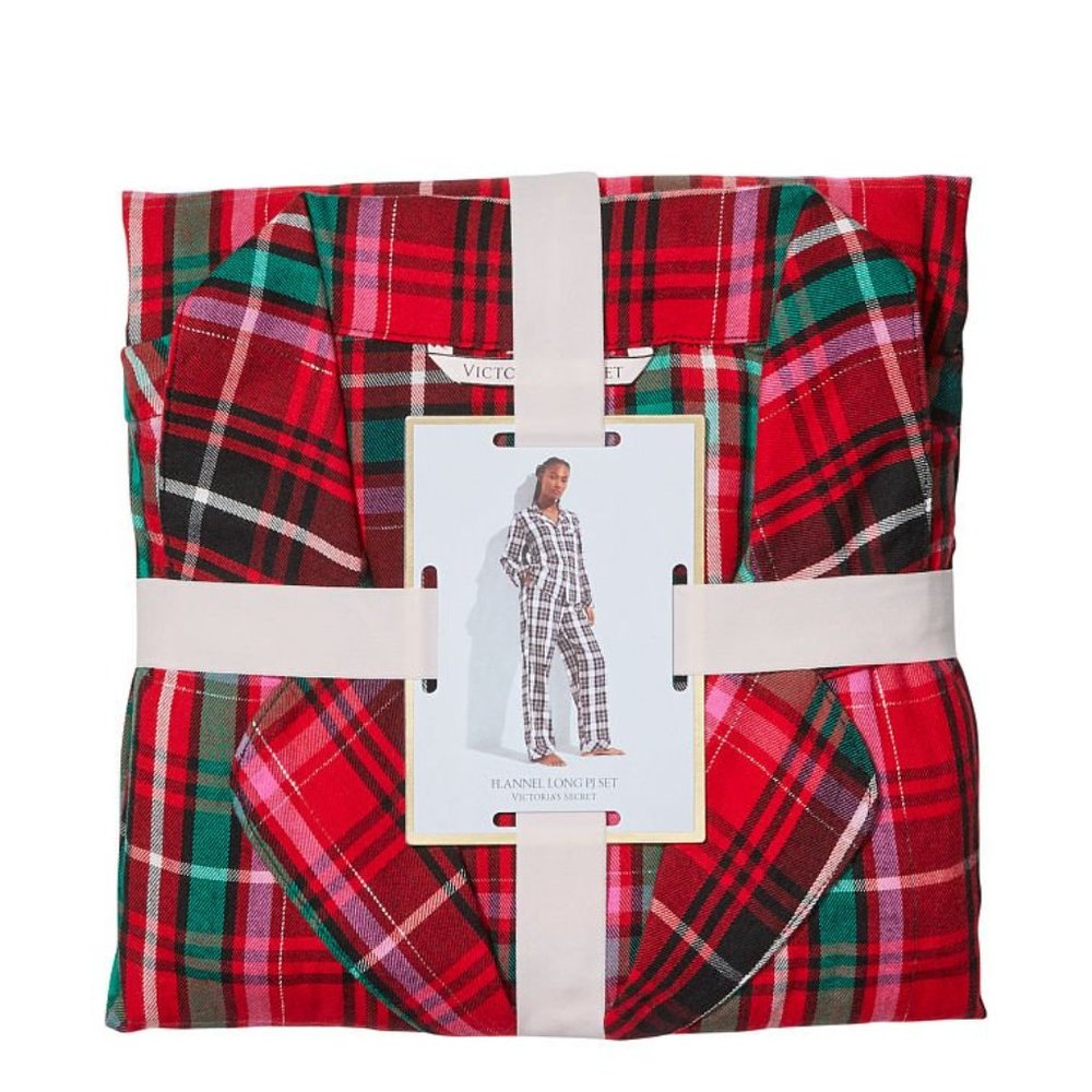 VICTORIA'S SECRET Flannel Long Pajama Set/ Size XXL/Retail $59.00